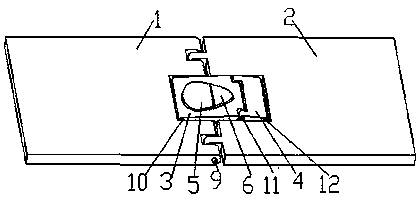 Bed board used for excretion on hospital bed