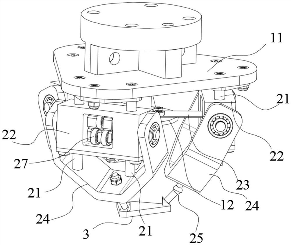 A passive and compliant wrist of a b-ultrasound detection robot