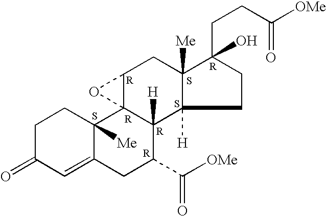 Combination of an aldosterone receptor antagonist and an HMG CoA reductase inhibitor