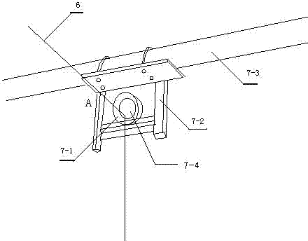 Bundle type dyeing machine with double-layer ball shaft bracket structure