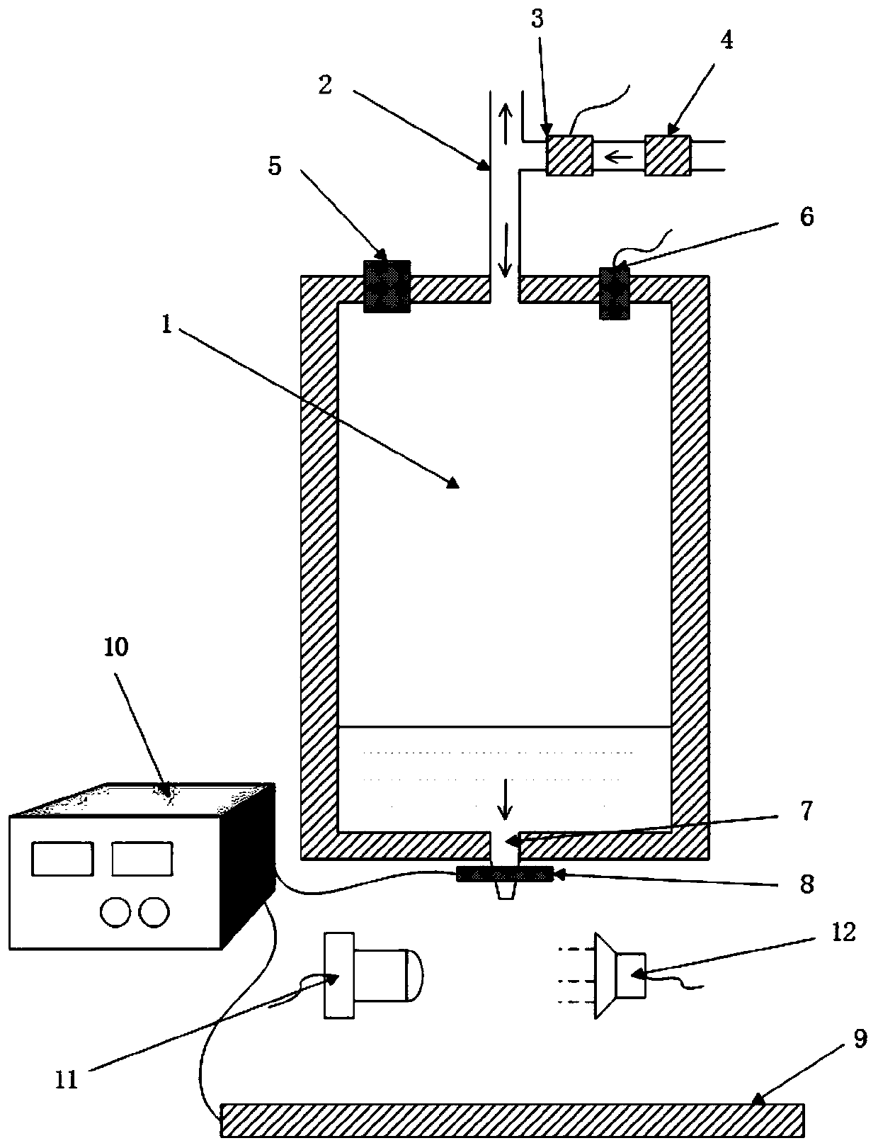 On-demand micro liquid drop generation method based on pneumatic and electrohydrodynamic hybrid driving