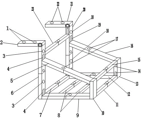 Convenient reliable wall-mounted support