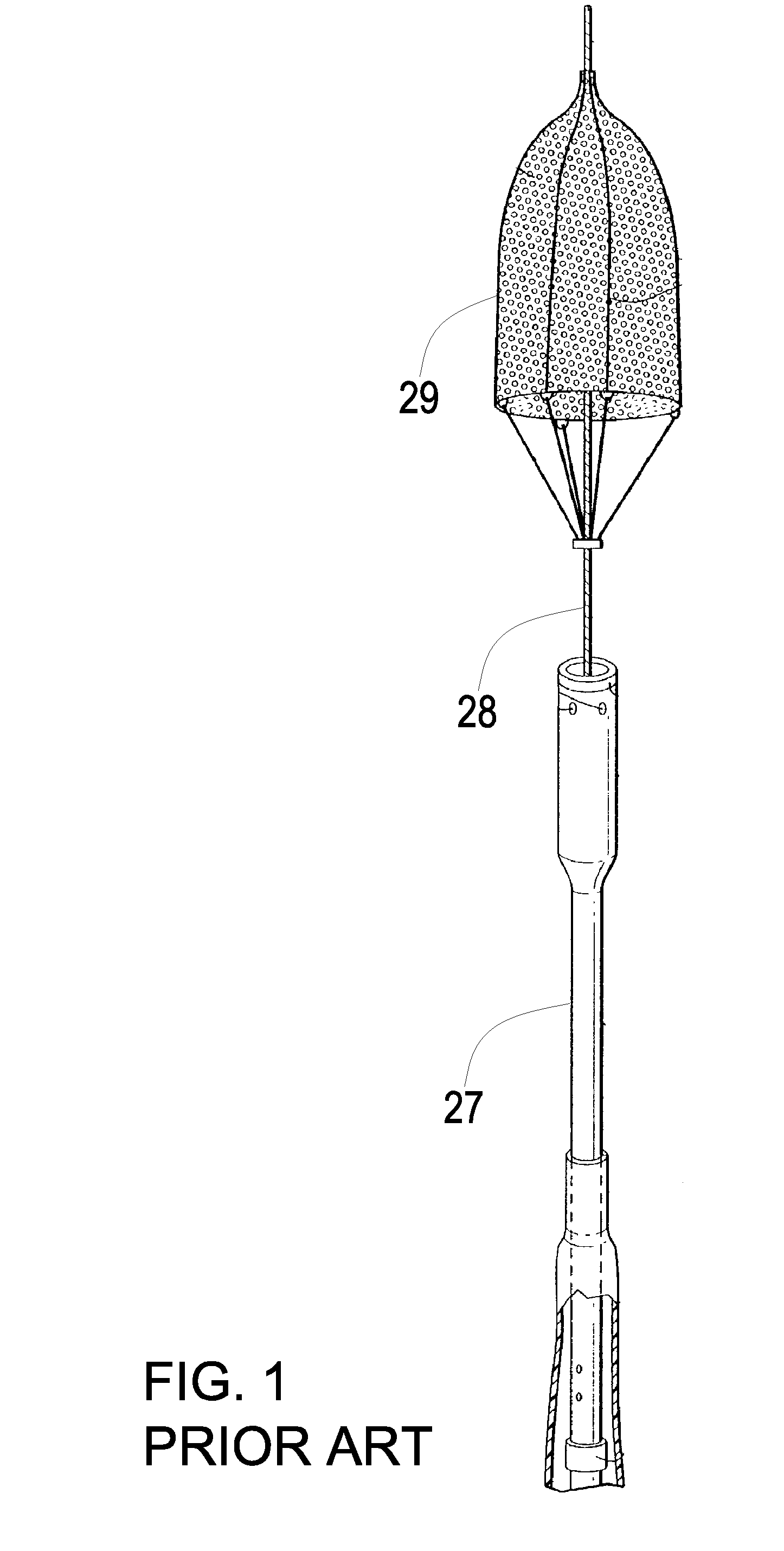 Integrated distal embolization protection apparatus for endo-luminal devices such as balloon, stent or tavi apparatus
