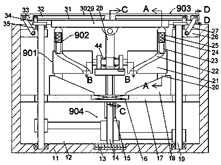 Solar cell panel device capable of prolonging sunshine duration and service life