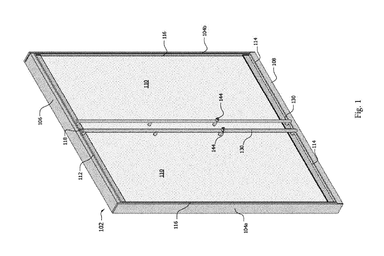 Frameless impact door system