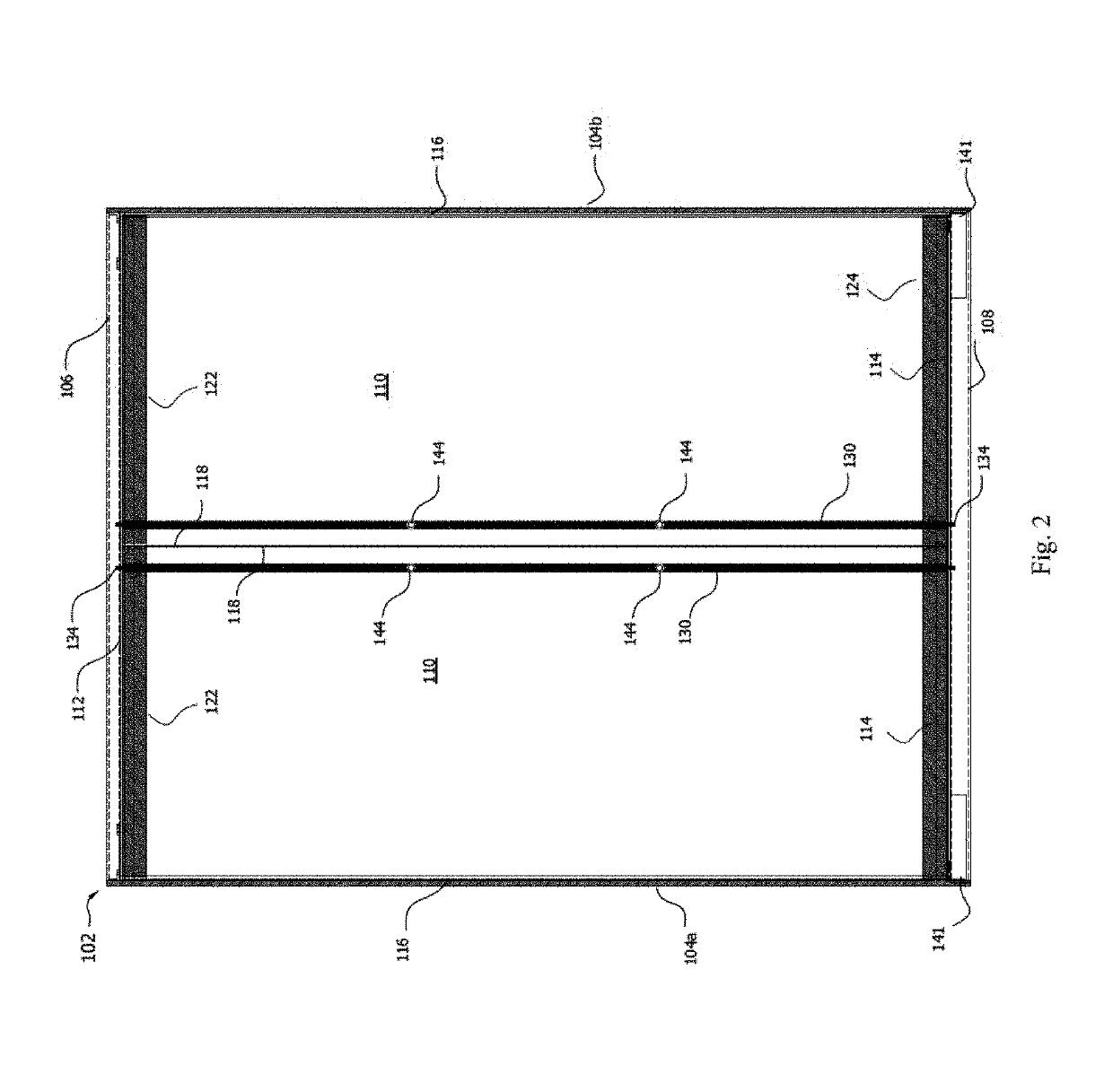 Frameless impact door system