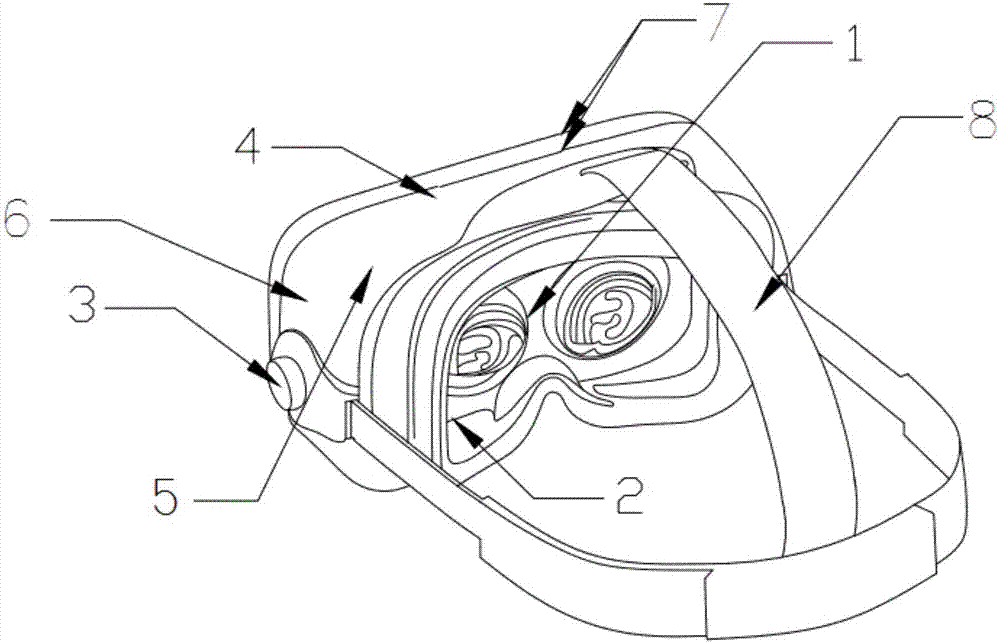 Self-focusing VR helmet