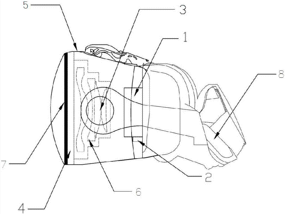 Self-focusing VR helmet