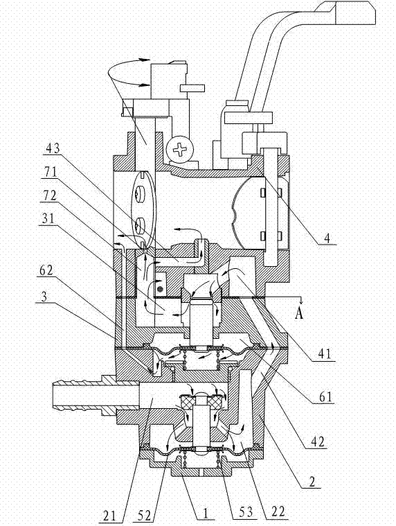 Universal fuel gas mixing valve suitable for gas supply by different gas sources