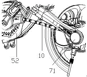 Self-feedback type electric folding bicycle