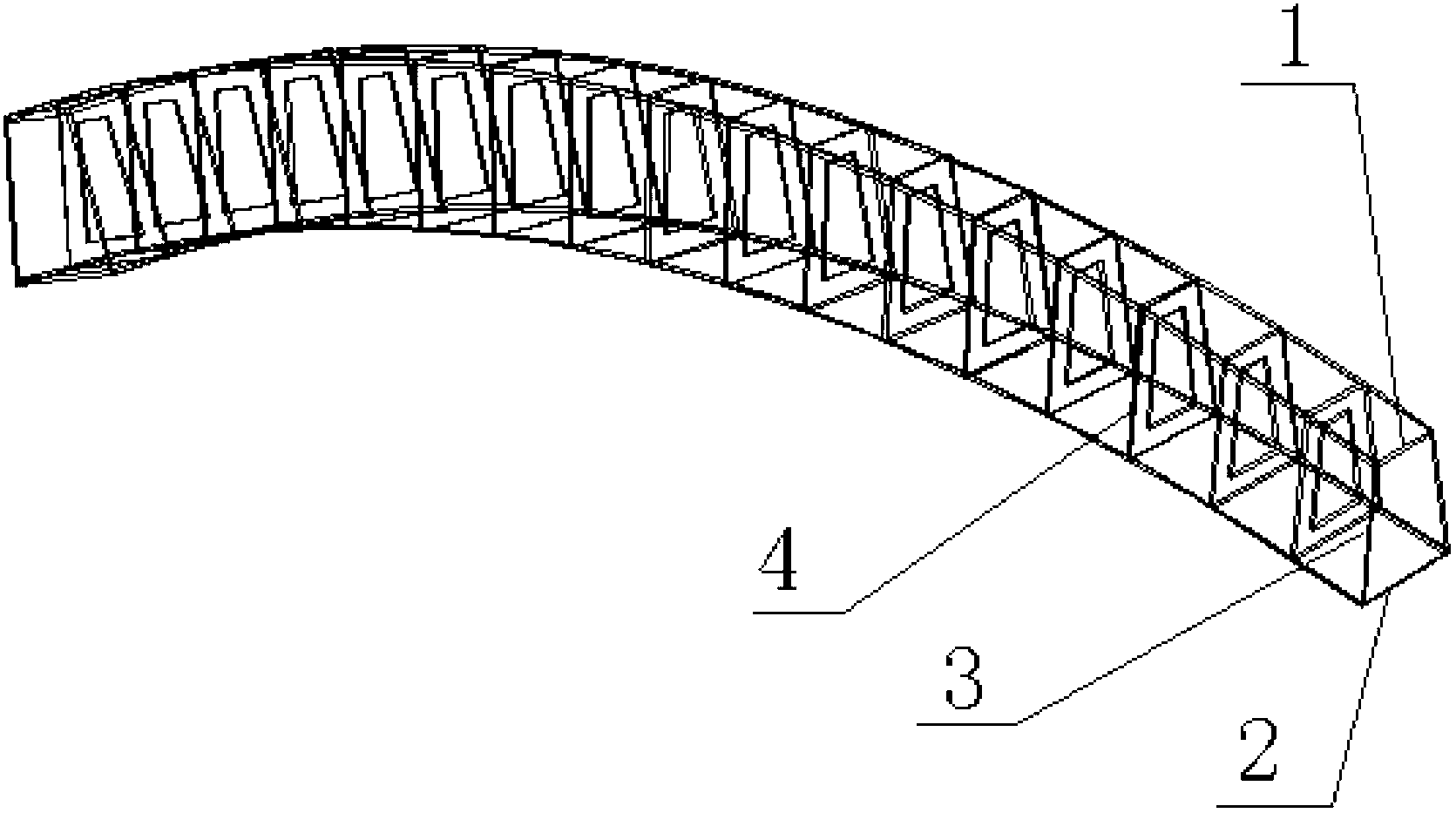 Twisting box-shaped member and manufacture process thereof