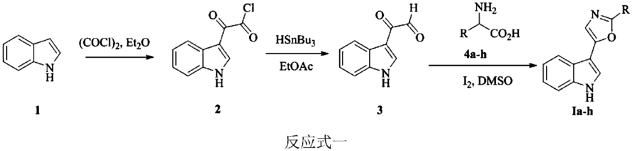 Indole heterocyclic compound, preparation method thereof and application of indole heterocyclic compound in prevention and treatment of plant diseases