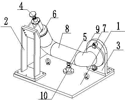 Elbow welding device