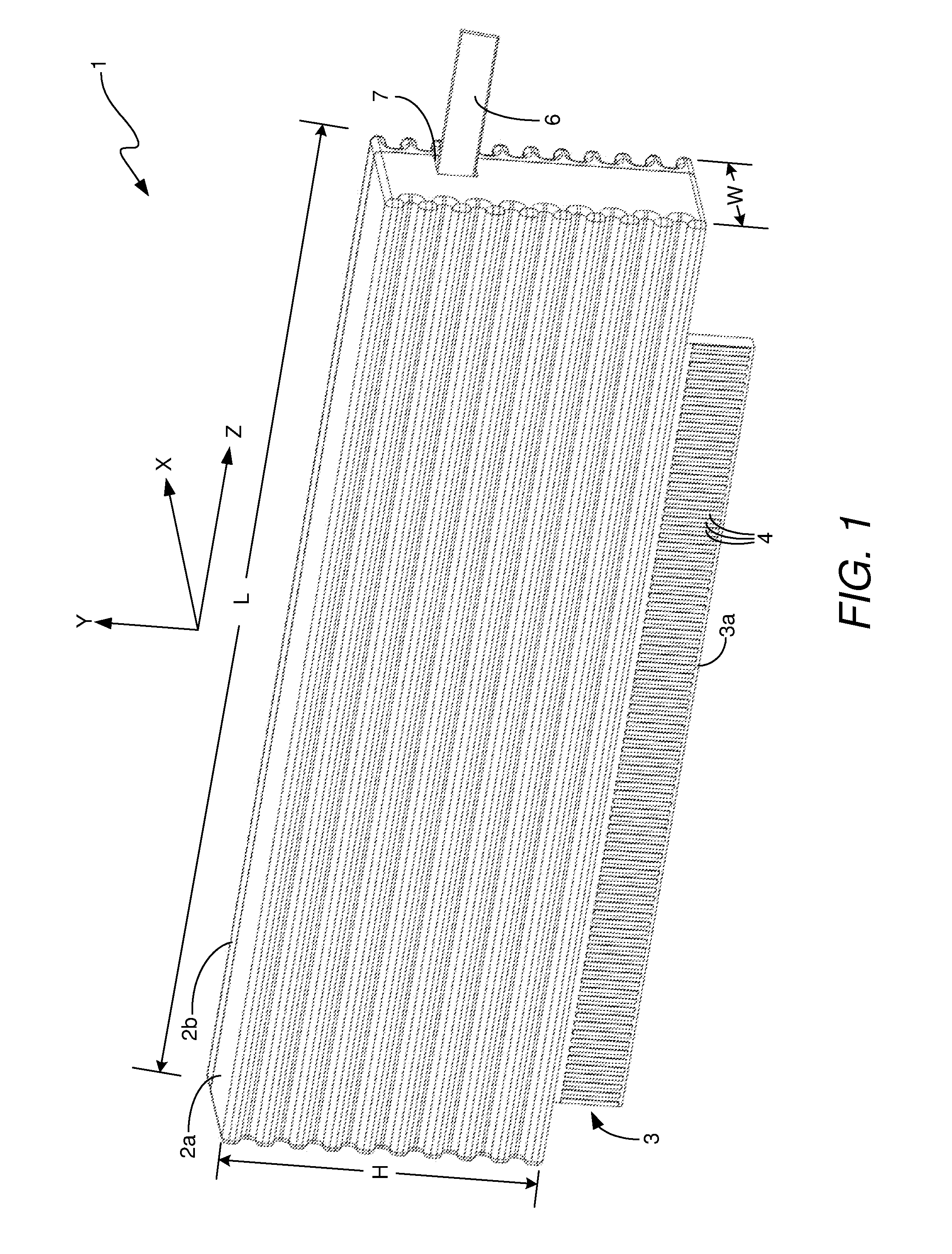 Side-edge mountable parallel optical communications module, an optical communications system that incorporates the module, and a method