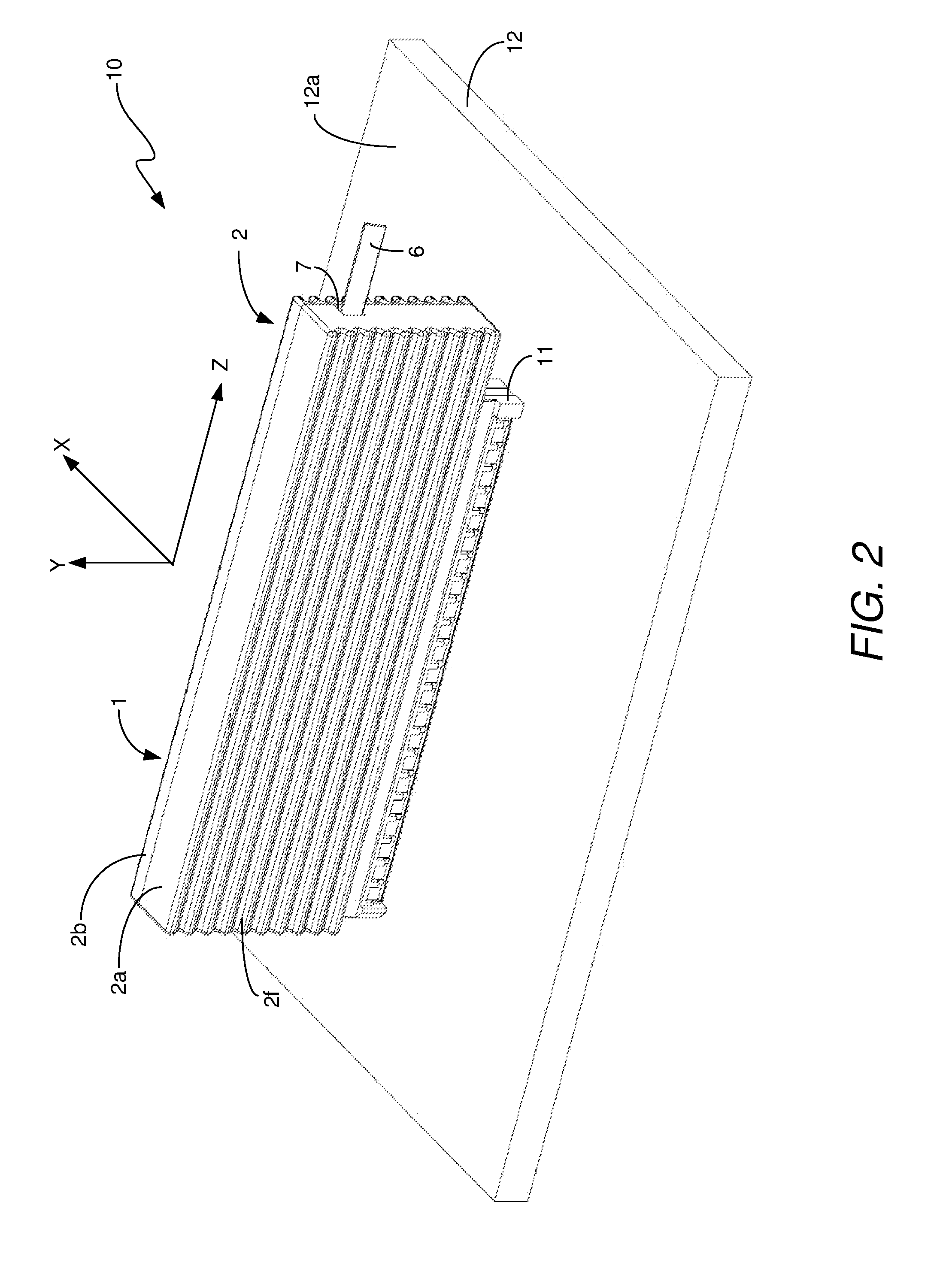 Side-edge mountable parallel optical communications module, an optical communications system that incorporates the module, and a method