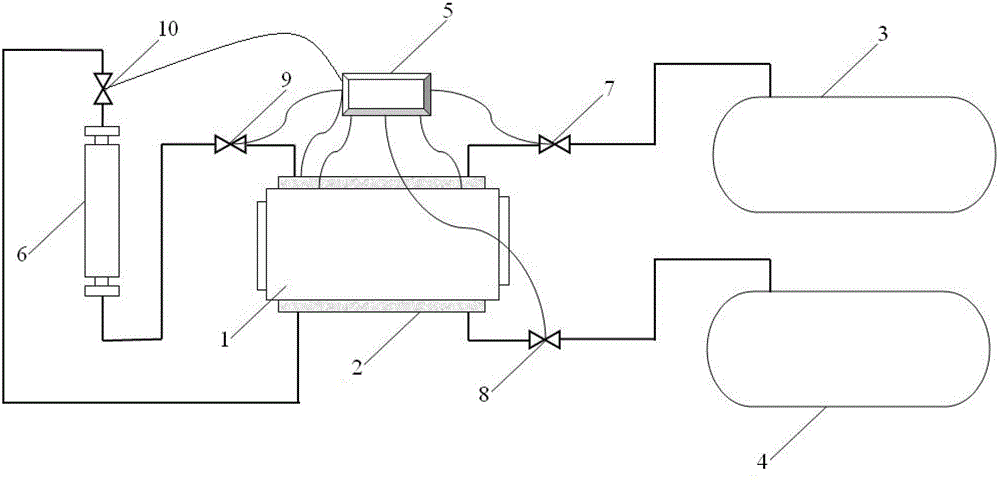 Method for preparing carbon monofluoride or fluorocarbon through inner circulation of fluorine