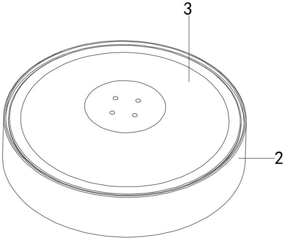 Vacuum degree keeping structure of reaction flywheel