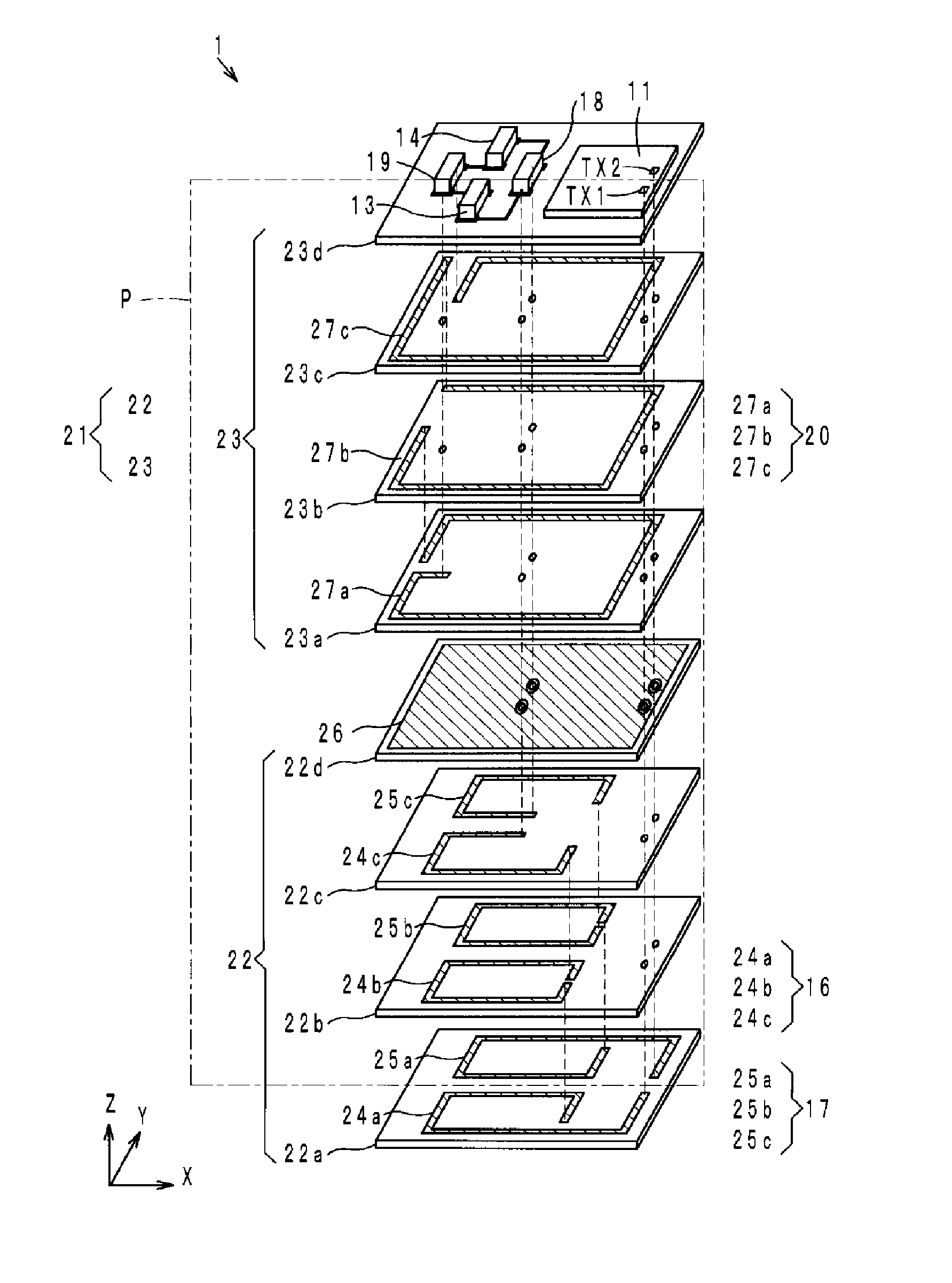 Wireless communication module and communication terminal apparatus incorporating the same