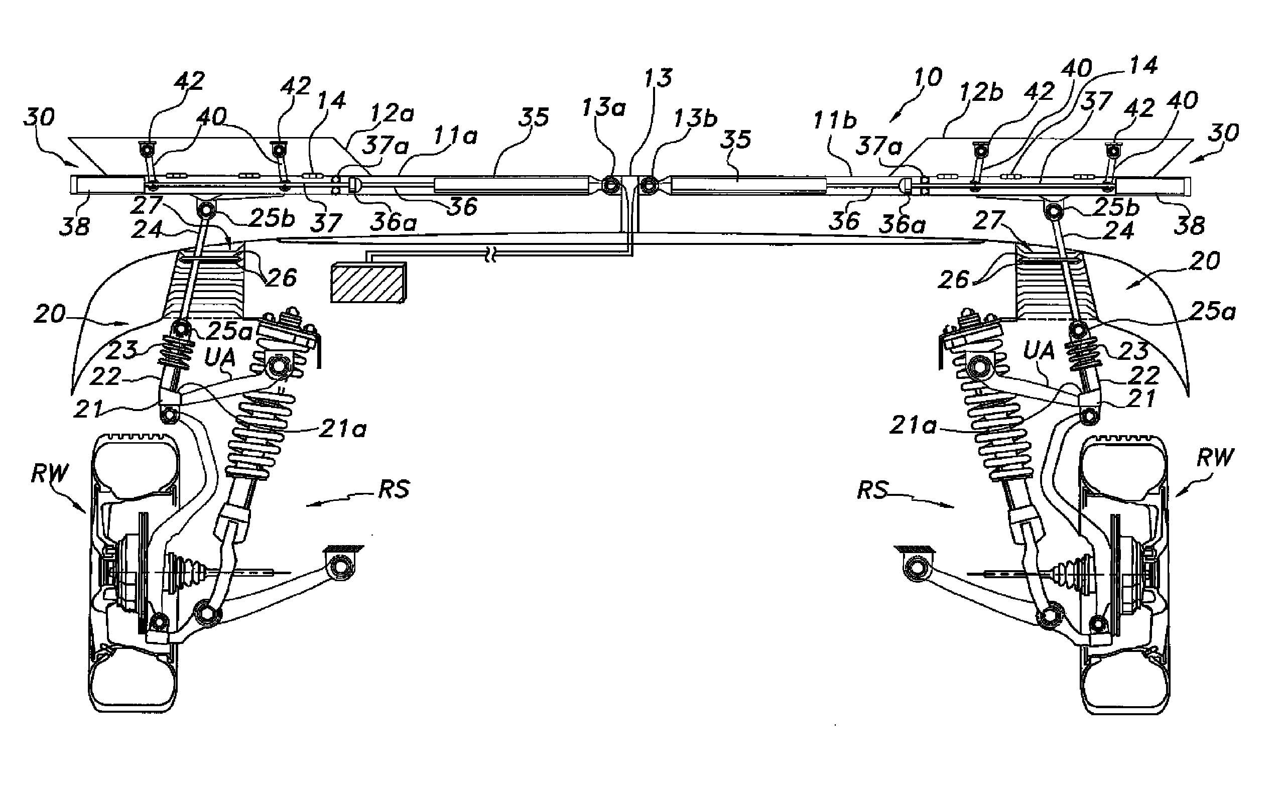 Dynamically adjustable airfoil system for road vehicles