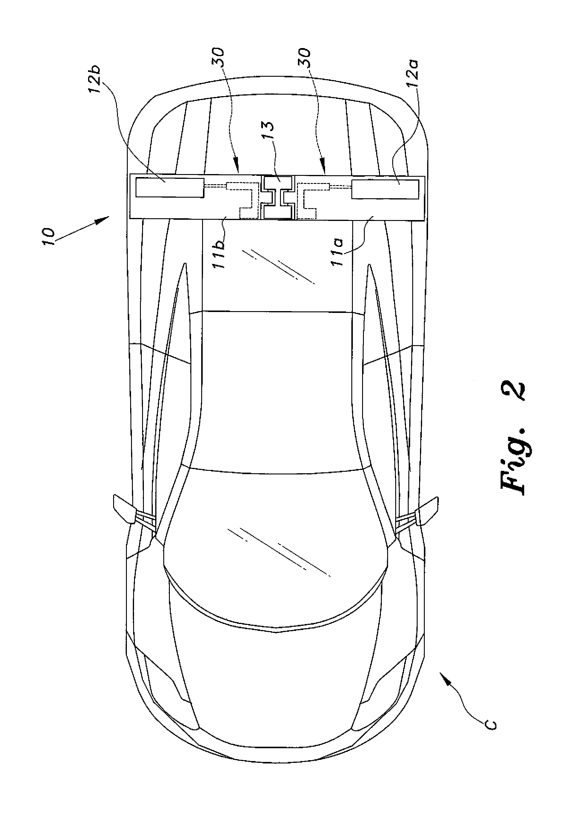 Dynamically adjustable airfoil system for road vehicles