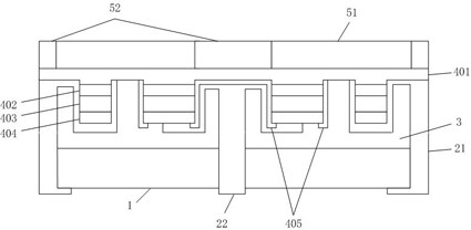 An array integrated micro LED chip and its manufacturing method