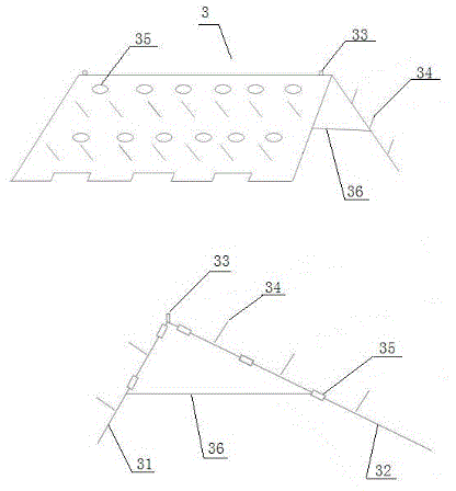 Sargassum horneri seaweed bed human-induced restoration device and restoration method thereof