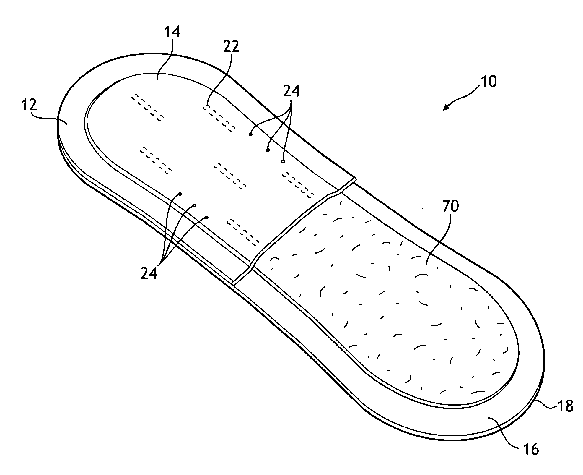 Cover layer for an absorbent article