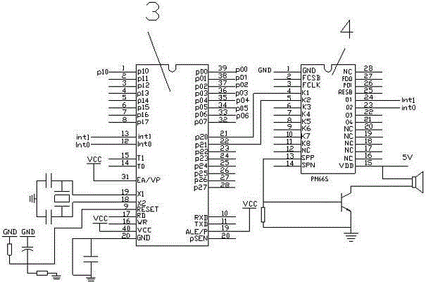 Computer power failure detecting instrument