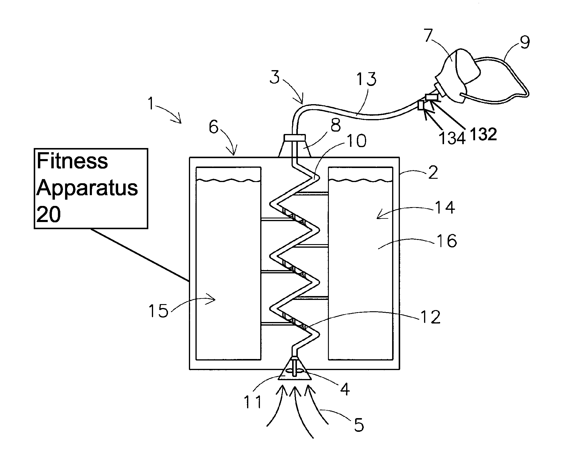 Device for providing a breathing gas