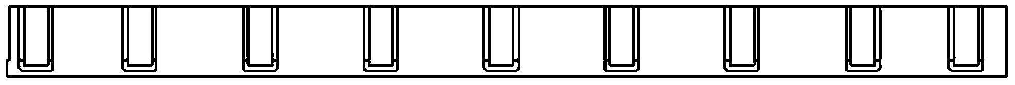 Processing and assembling method for linear combined guide rail of box body