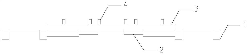 Small-diameter shield well inner integral transverse moving platform