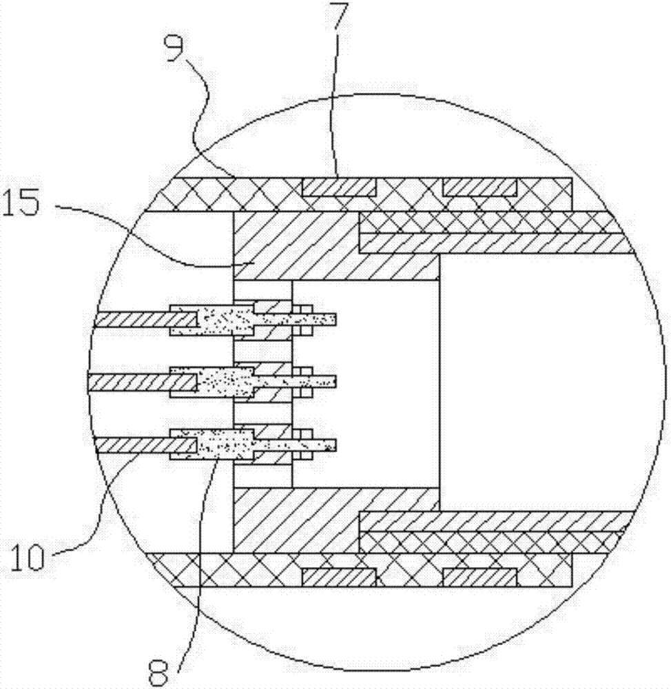 Cooling system used in submerged arc furnace short network multicore water cooled cable