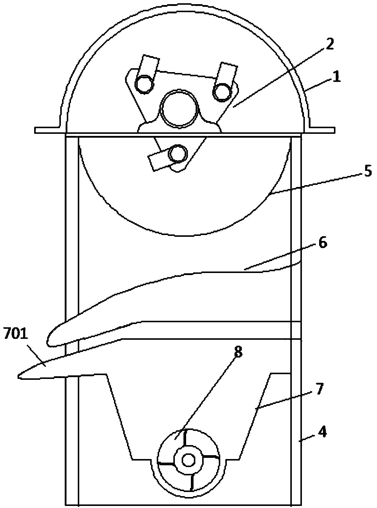 Corn threshing and silk removing device