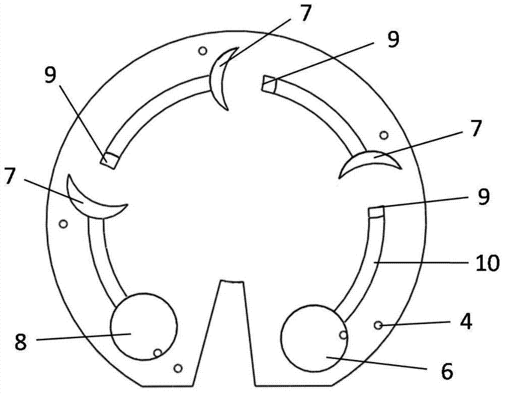 Microfluidic device for automatic extraction of nucleic acid