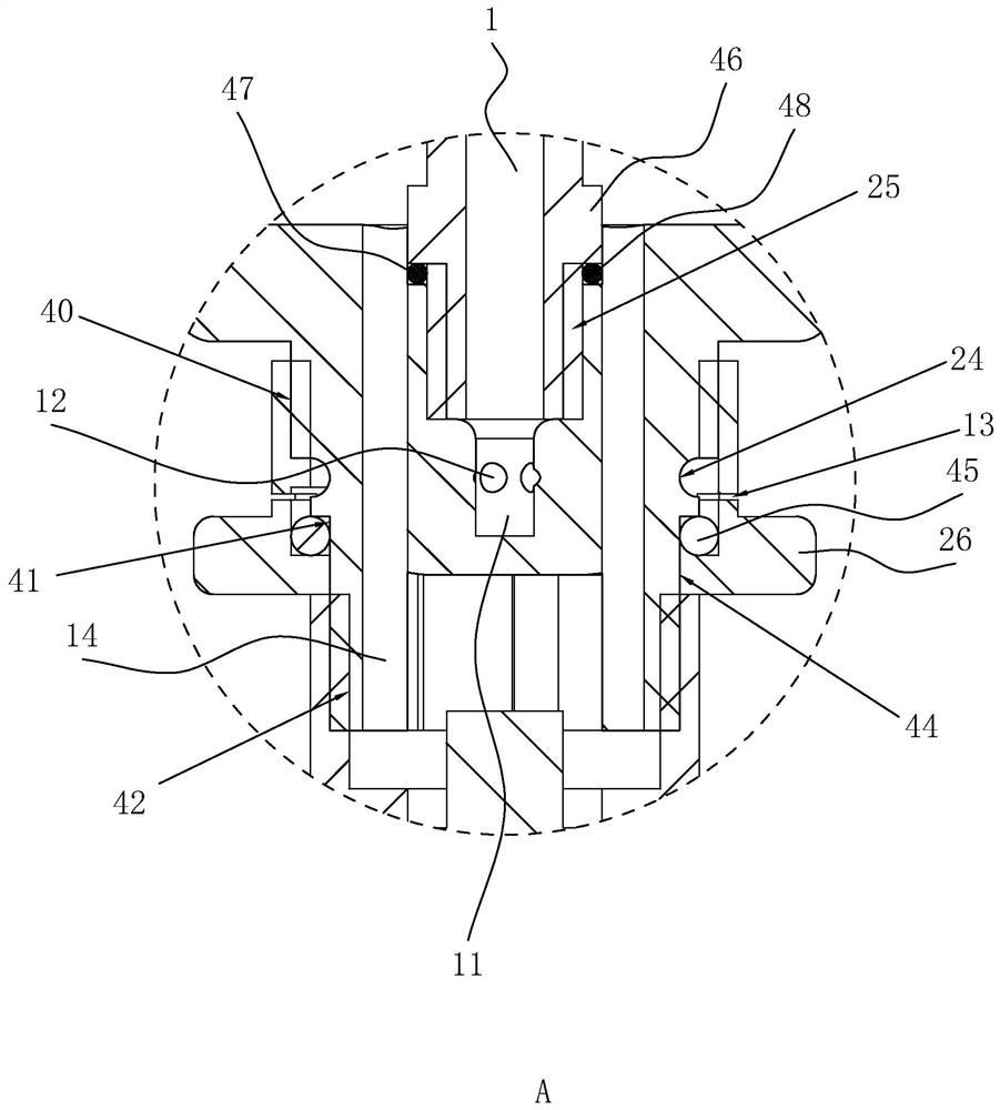 Liquid spraying device for bore maintenance and maintenance system