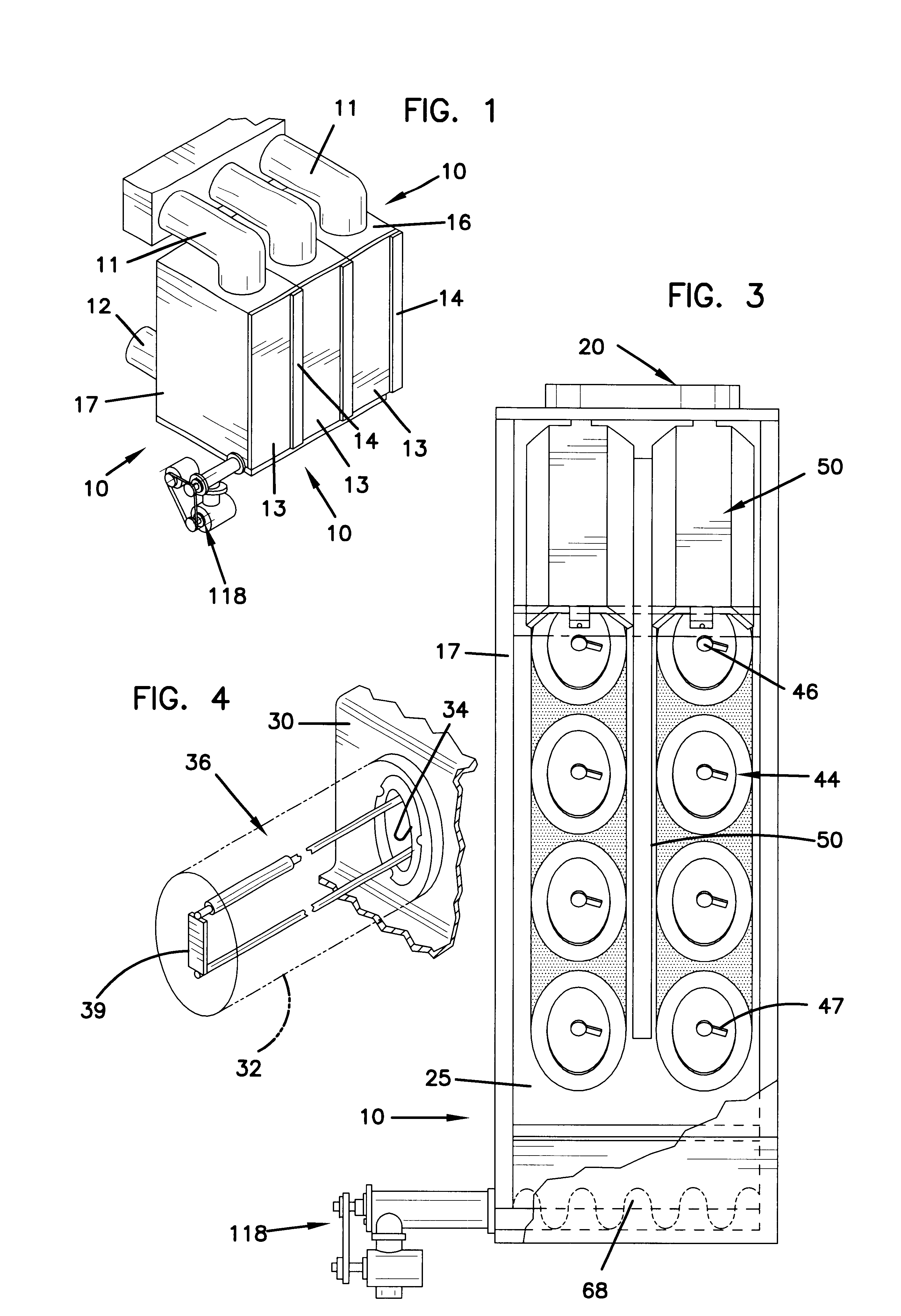 Air filter assembly having non-cylindrical filter elements, for filtering air with particulate matter