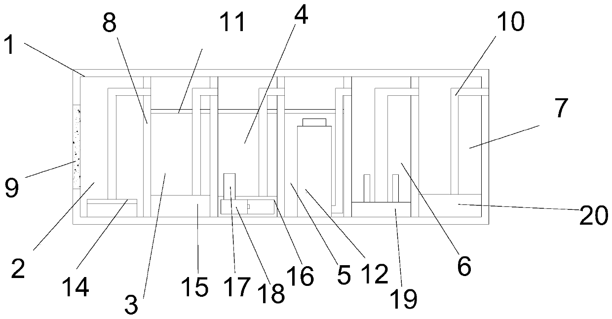 Ship oily sewage treatment device and method