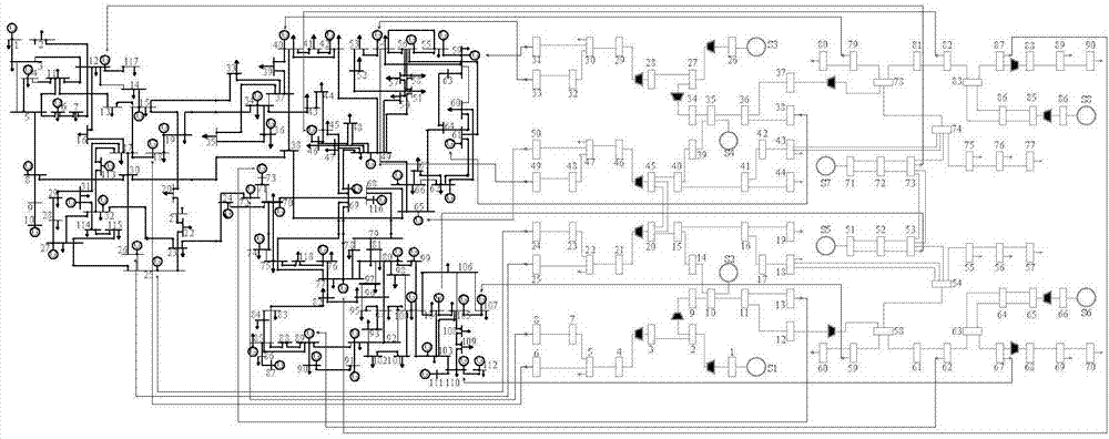 Power-gas energy flow distributed cooperative optimization calculation method based on alternating direction multiplier method