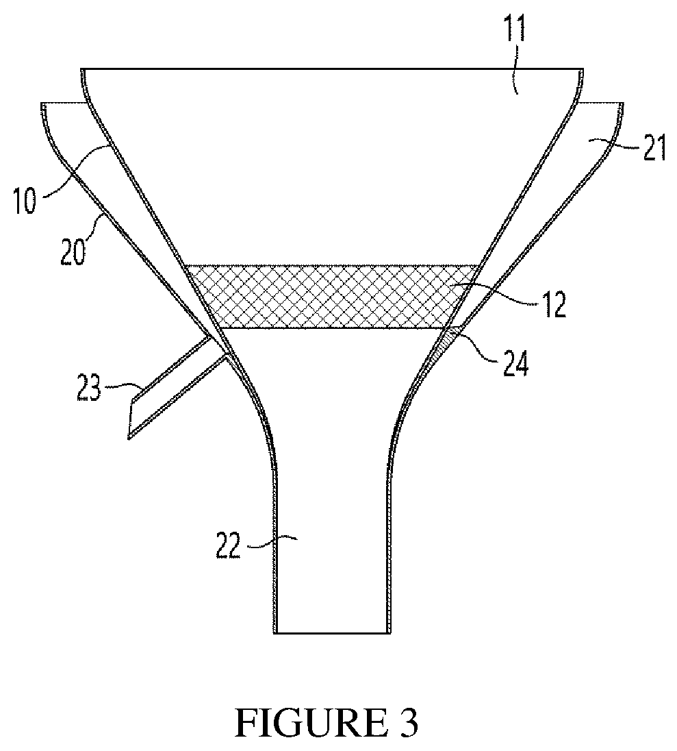 Rainwater guidance device for meteorological observation balloon