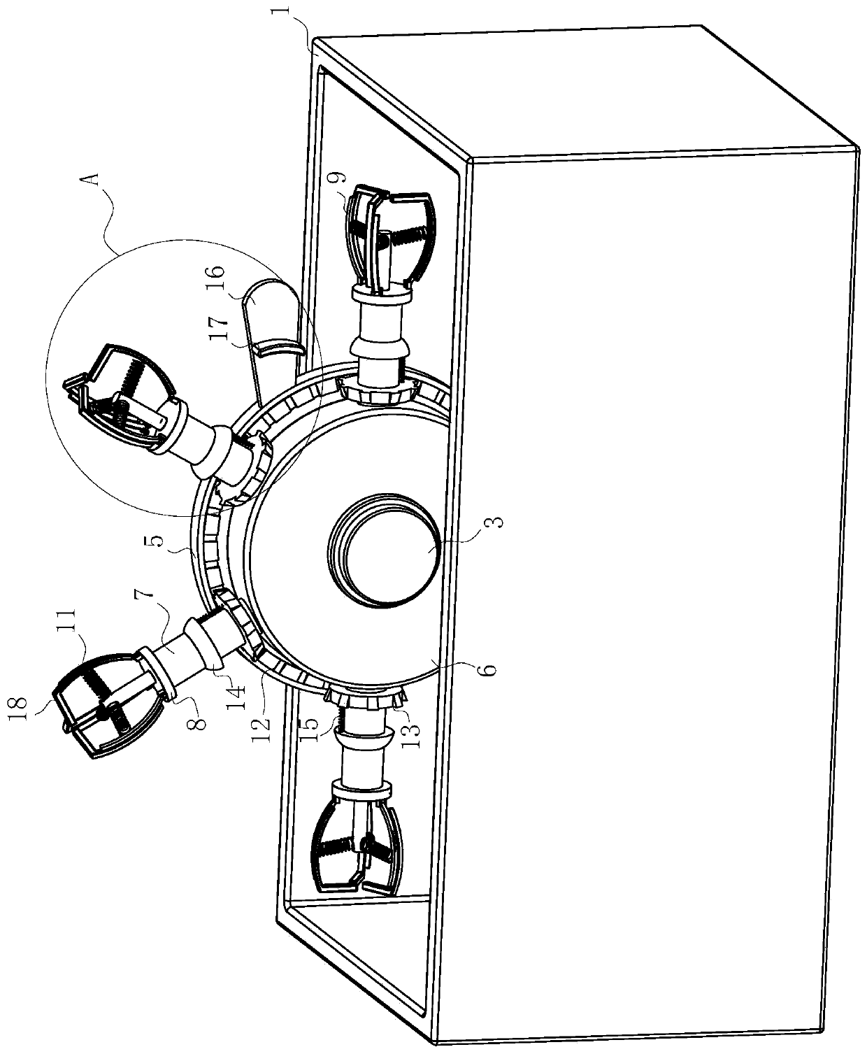 Oil coating device for tin electroplating treatment