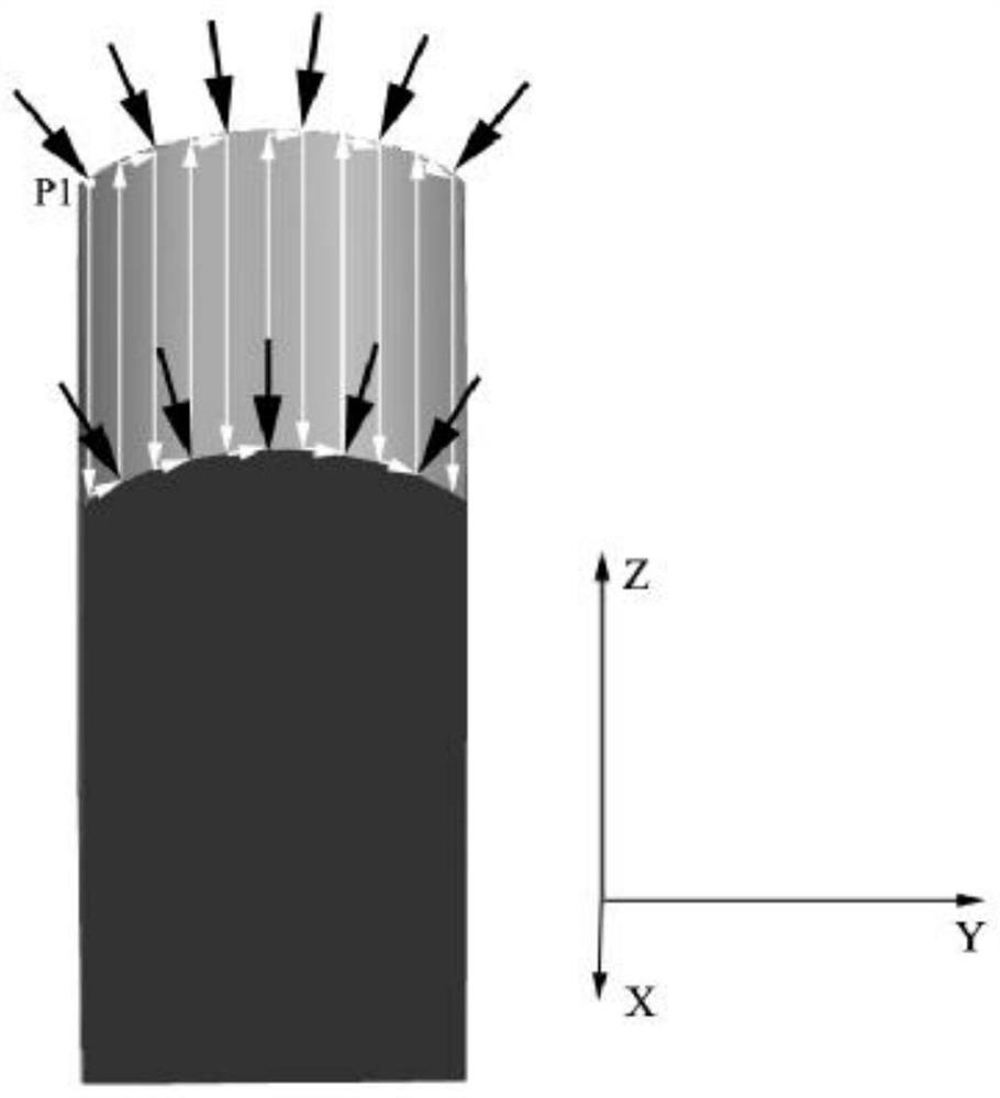 Path development method for curved surface multi-pass linear cladding