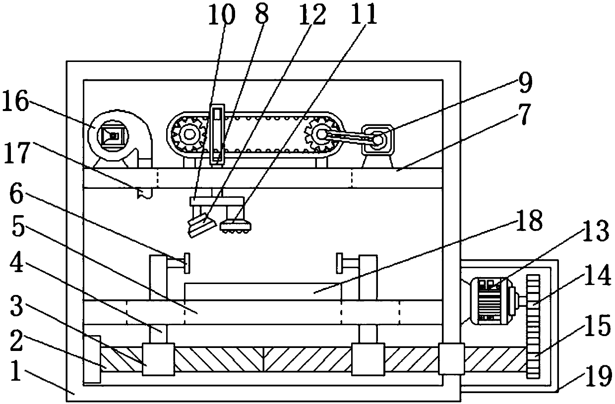 Plate paint spraying and drying device for automobile production