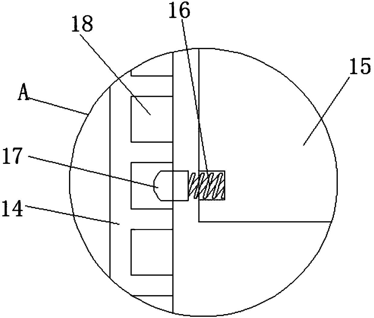 Multi-azimuth display rack for mechanical device