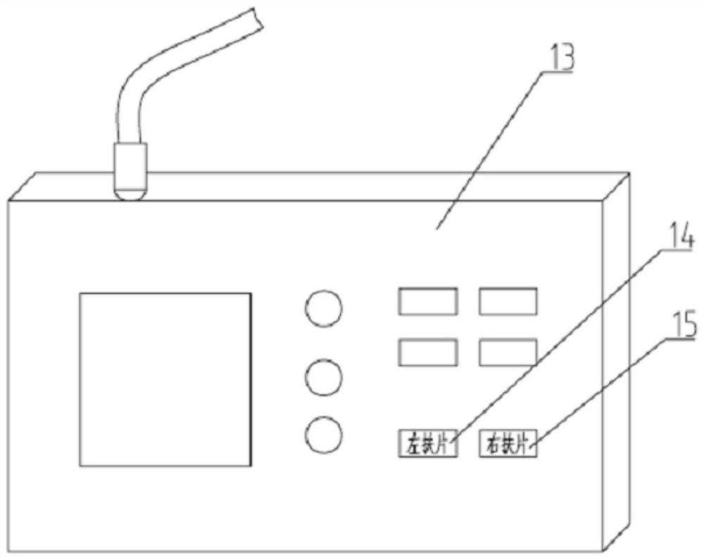 A tablet holding device with two-way selection function