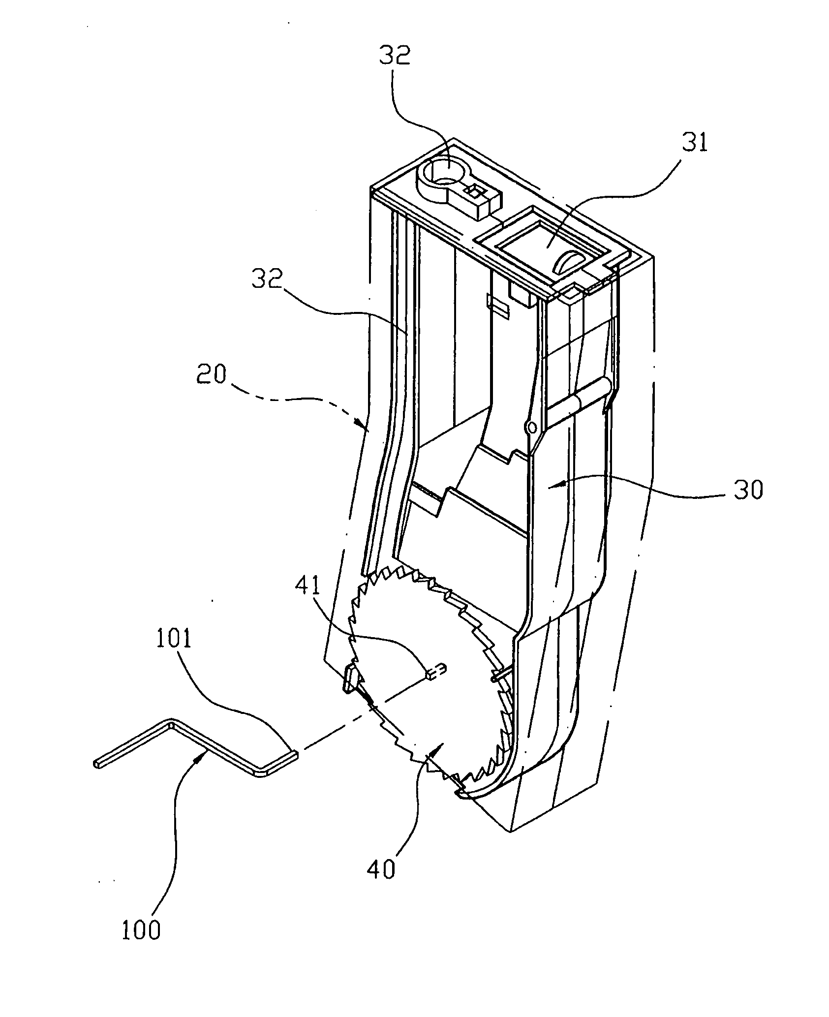 Magazine of an airsoft gun