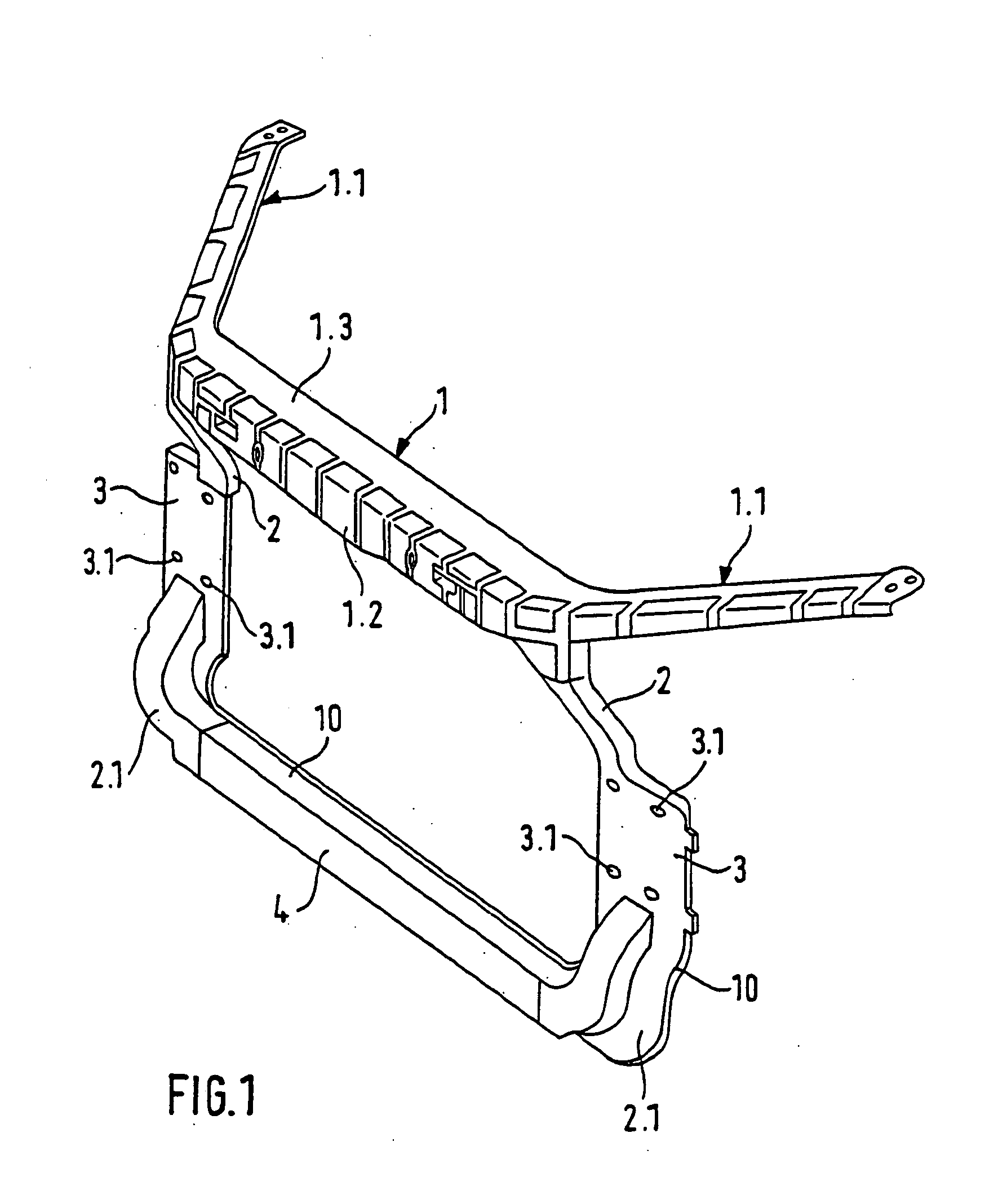 Hybrid-structure assembly support