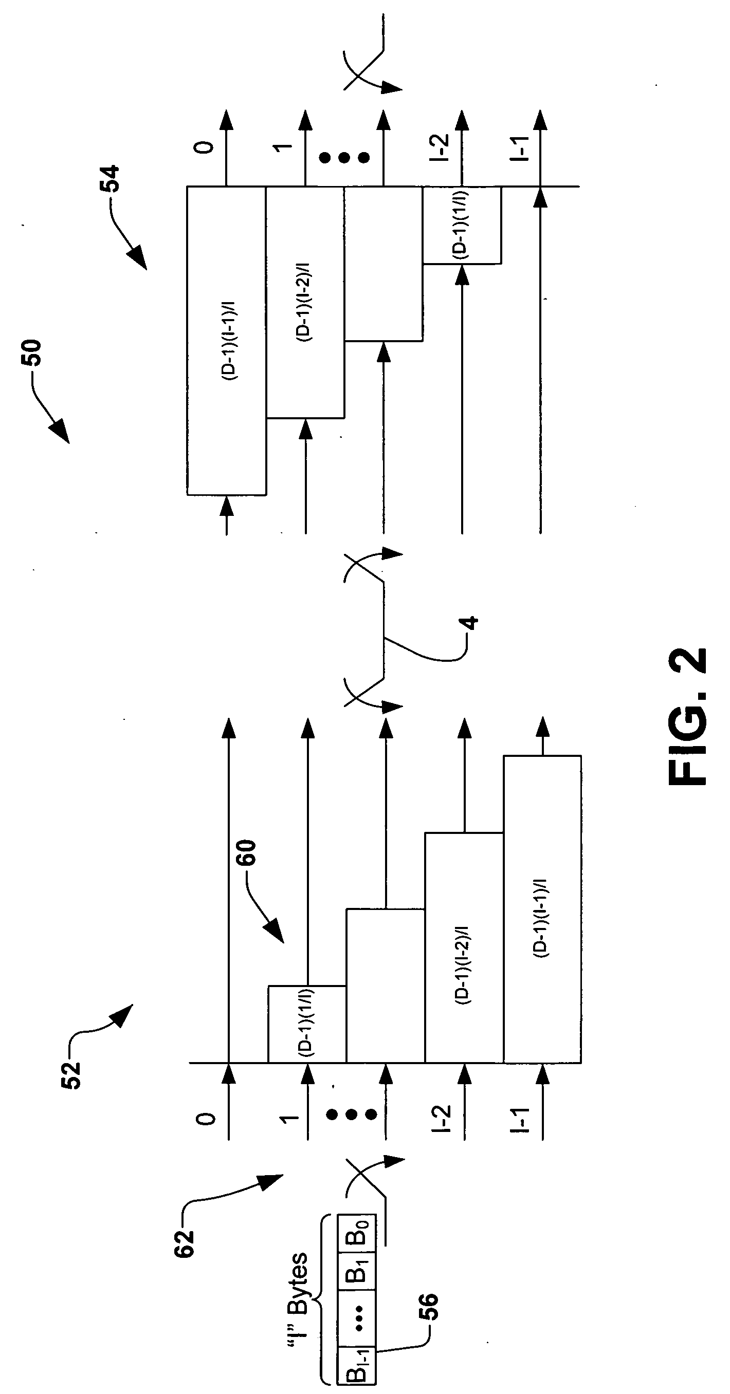 Seamless change of depth of a general convolutional interleaver during transmission without loss of data