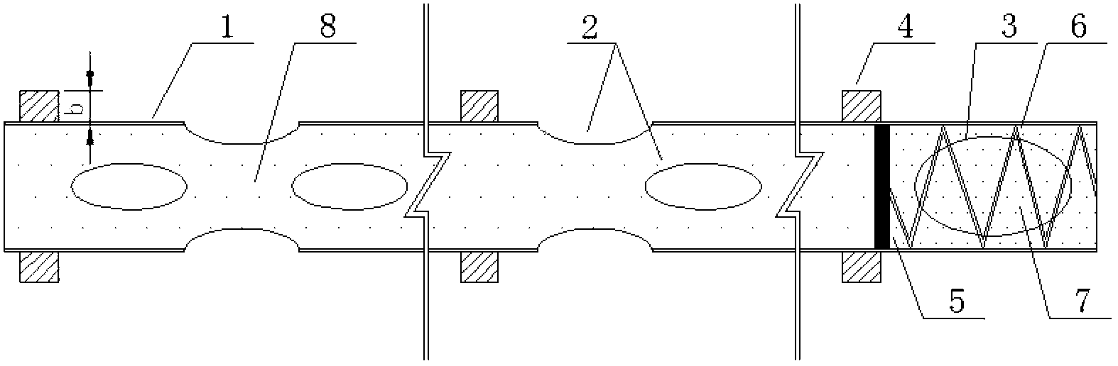 Prestressed full-anchor squeezed anchoring device and method thereof