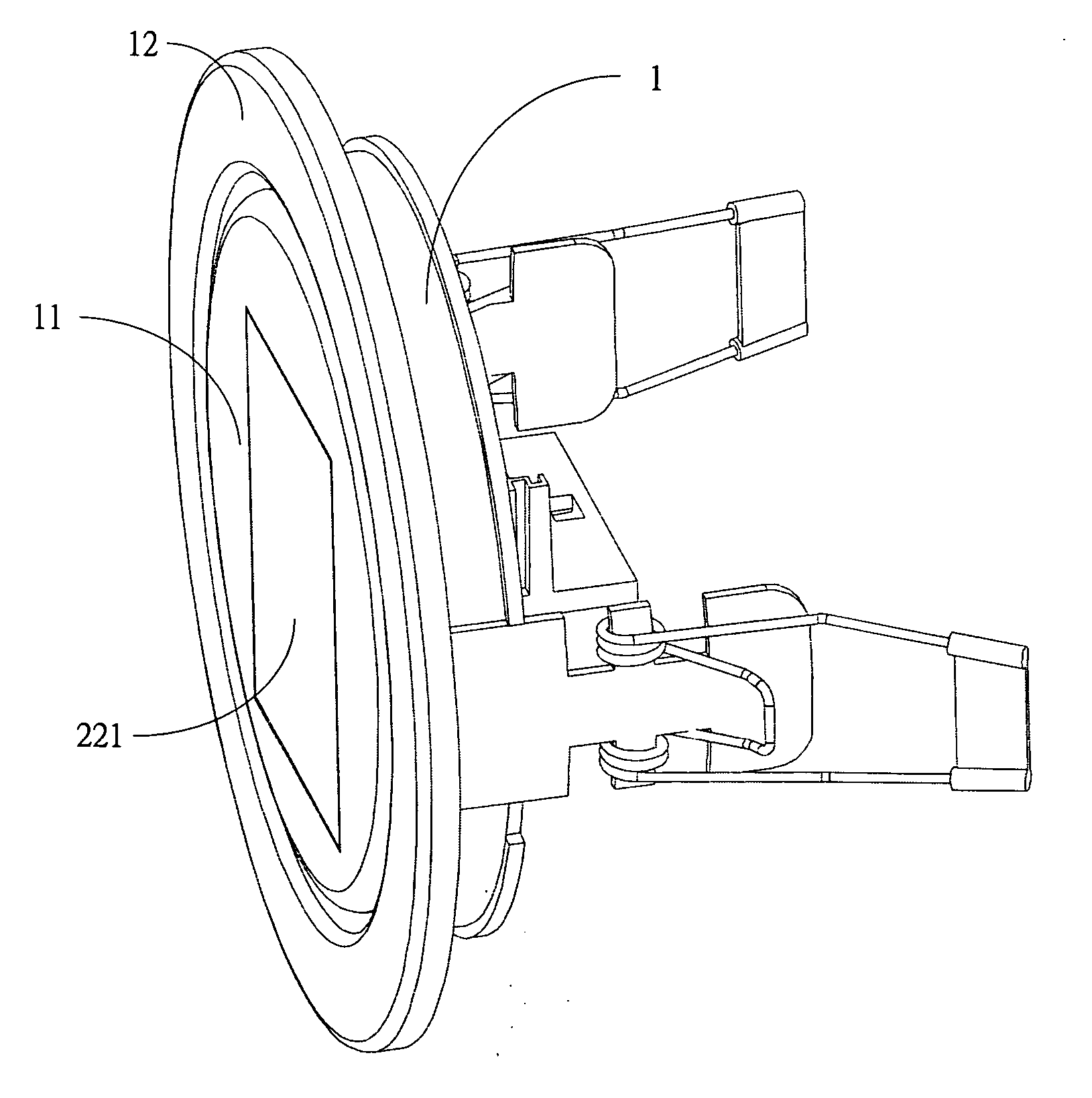 Twin drive camera shielding device