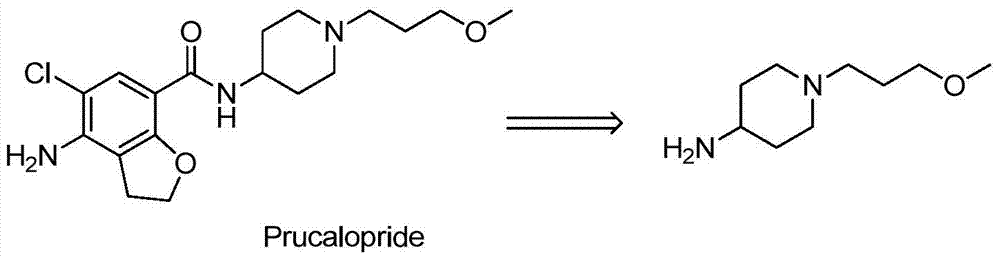 A method for preparing 1-(3-methoxypropyl) piperidine-4-amine